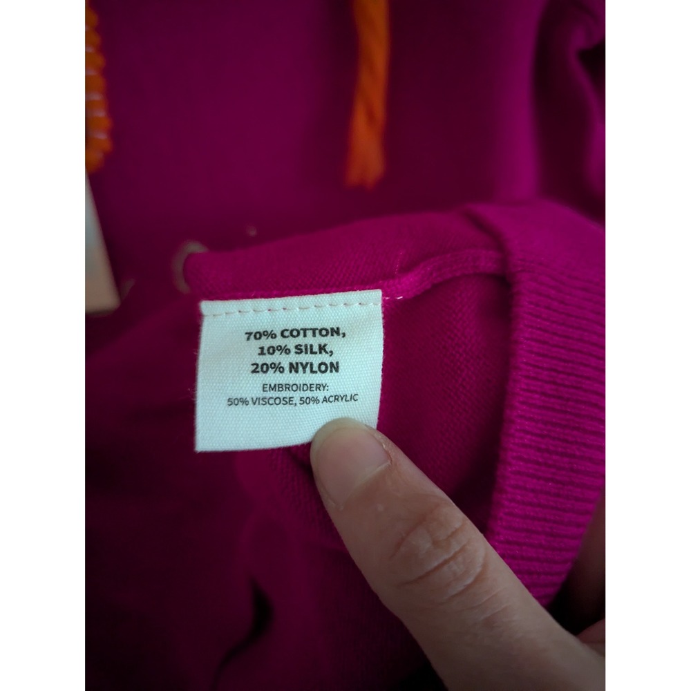 NEW Lingua Franca Magic in the Air crewneck‎ sweater size XS cotton silk blend - Picture 6 of 7